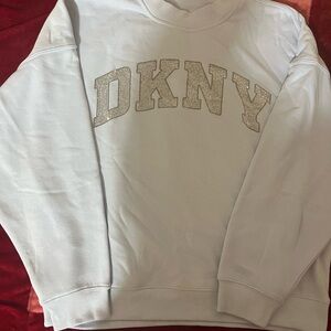 “DKNY” with rhinestones Gray Sweater